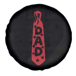 Dad Tie Star Music Lover Fathers Day Spare Tire Cover TS11 Print Your Wear