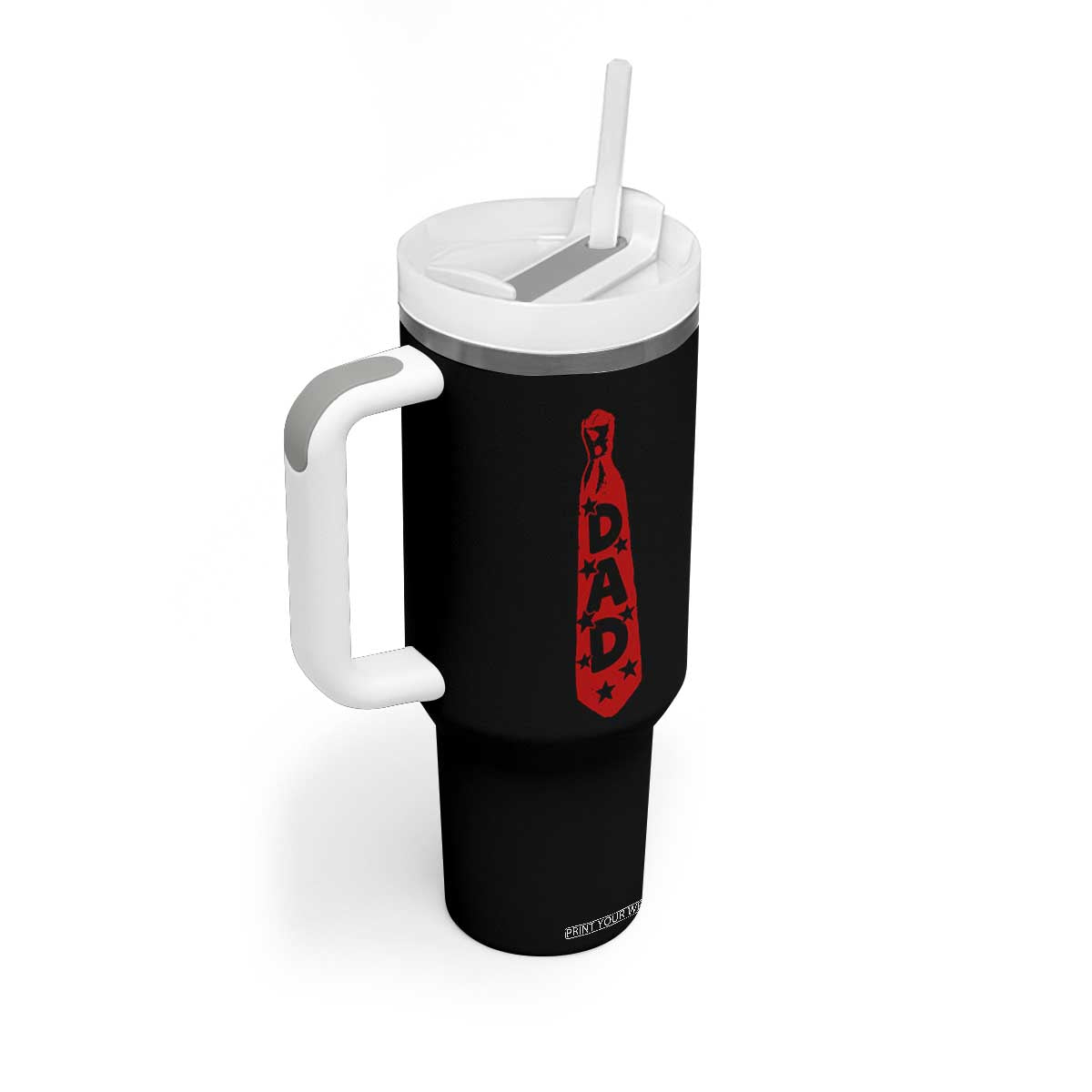 Dad Tie Star Music Lover Fathers Day Tumbler With Handle TS11 Print Your Wear