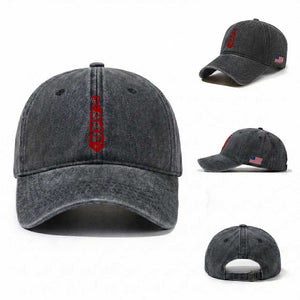 Dad Tie Star Music Lover Fathers Day Washed Cotton Baseball Cap TS11 Washed Cap Universal Fit Dark Gray Print Your Wear