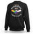 LGBT Gay Pride Sweatshirt I May Be Straight But I Don't Hate Rainbow Flag Hand TS11 Black Print Your Wear