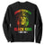 Juneteenth Black King Since 1865 Sweatshirt Cool Awesome Lion Flag TS11 Black Print Your Wear