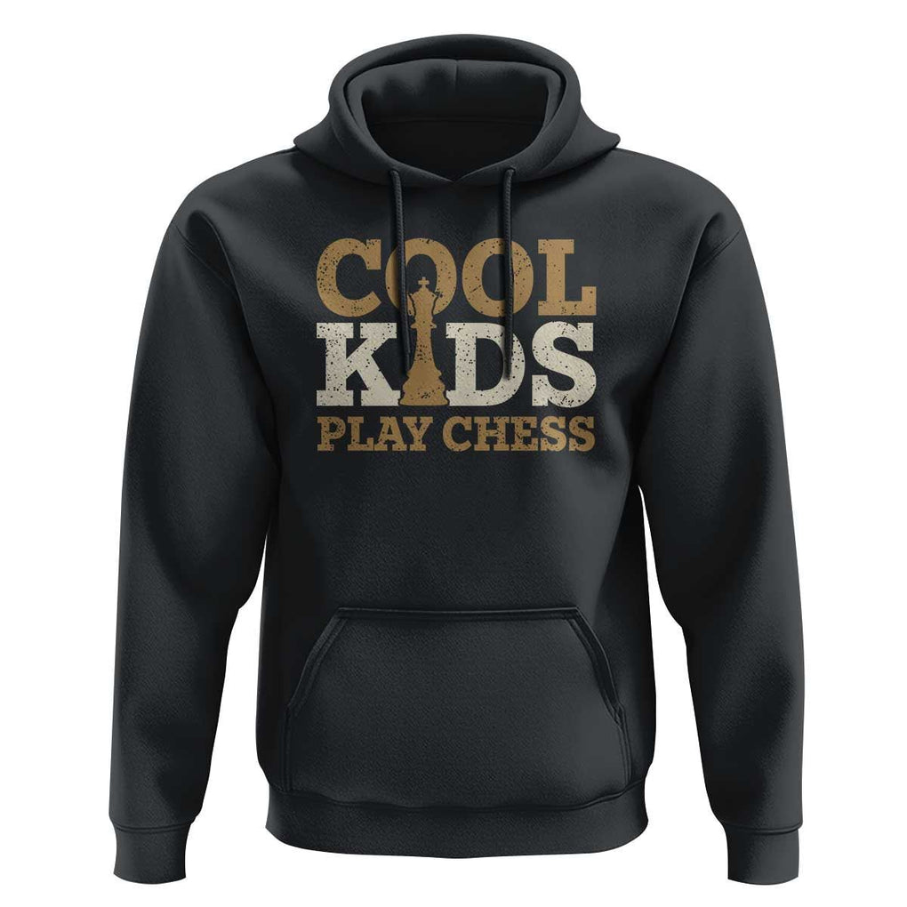 Chess Lover Hoodie Cool Kids Play Chess Vintage King TS11 Black Print Your Wear