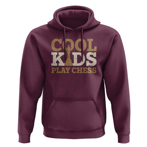 Chess Lover Hoodie Cool Kids Play Chess Vintage King TS11 Maroon Print Your Wear
