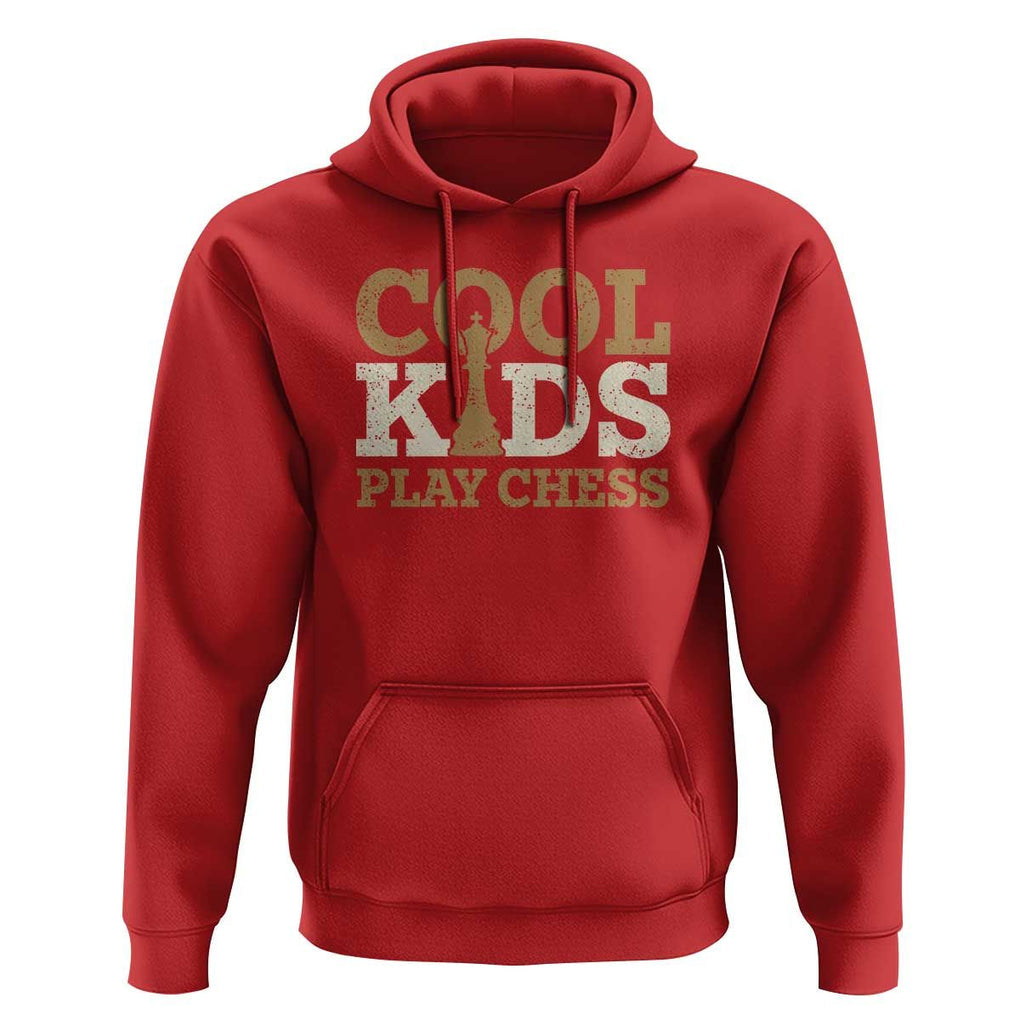 Chess Lover Hoodie Cool Kids Play Chess Vintage King TS11 Red Print Your Wear