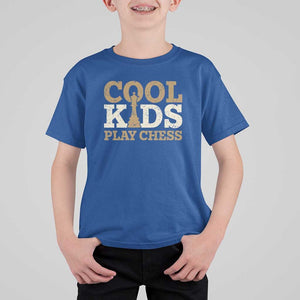 Chess Lover T Shirt For Kid Cool Kids Play Chess Vintage King TS11 Royal Blue Print Your Wear
