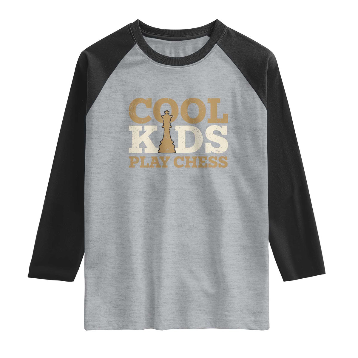 Chess Lover Raglan Shirt Cool Kids Play Chess Vintage King