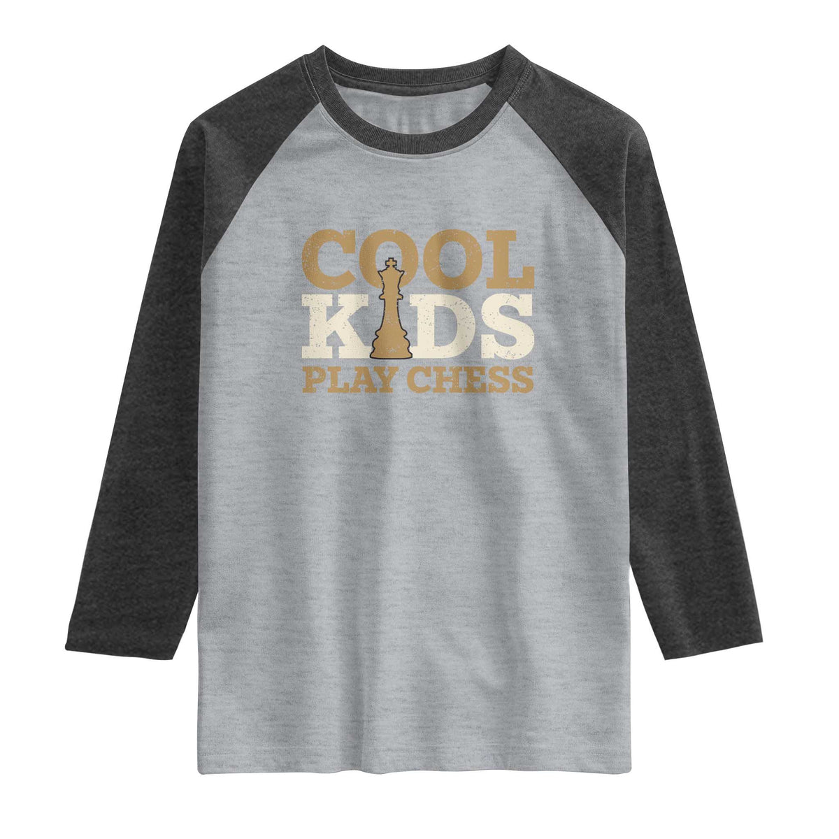 Chess Lover Raglan Shirt Cool Kids Play Chess Vintage King