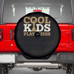Chess Lover Spare Tire Cover Cool Kids Play Chess Vintage King