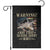 Warning May Start Talking About WWII Garden Flag American Flag Fighter Jet TS11 Black Print Your Wear
