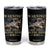 Warning May Start Talking About WWII Tumbler Cup American Flag Fighter Jet TS11 Black Print Your Wear