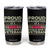 Proud Daughter Of A World War II Veteran Tumbler Cup US WWII Vet TS11 Black Print Your Wear