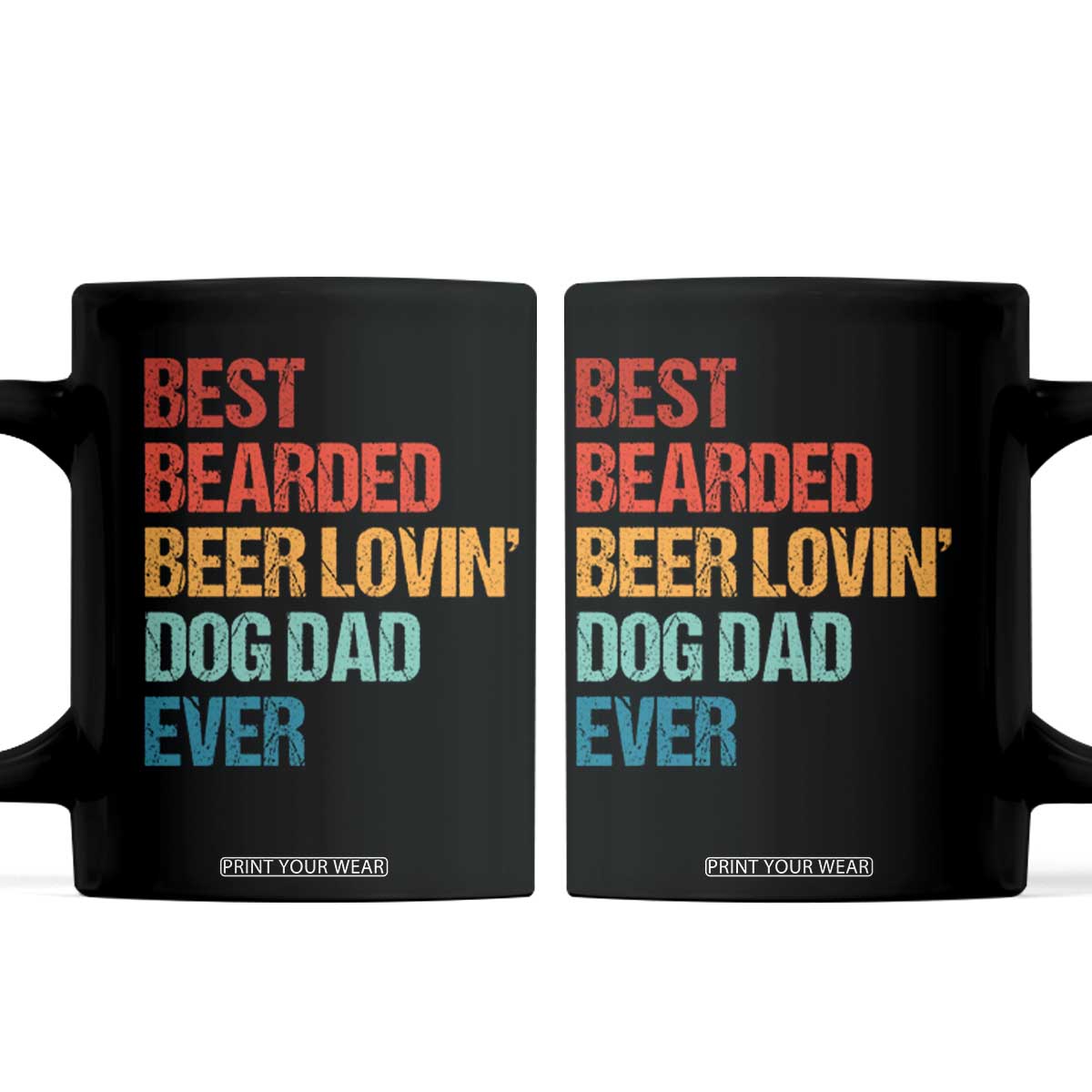 Best Bearded Beer Loving Dog Dad Ever Coffee Mug Pet Lover Father's Day