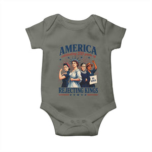 America Celebrating 250 Years Of Rejecting Kings 4th of July Baby Onesie