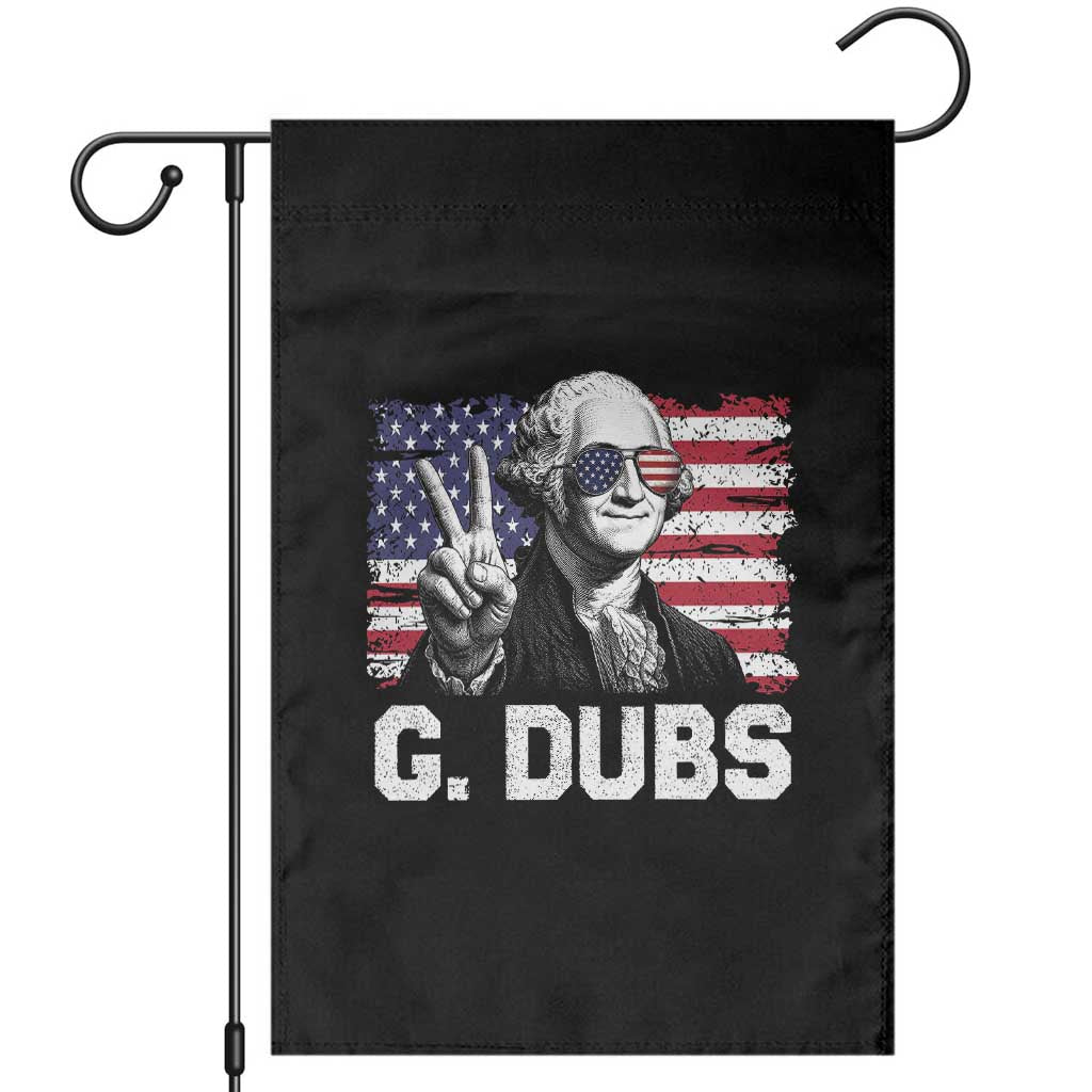 G Dubs George Washington Funny 4th Of July Garden Flag Vintage American Flag