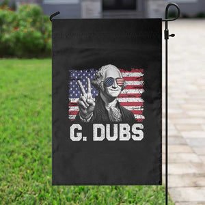 G Dubs George Washington Funny 4th Of July Garden Flag Vintage American Flag