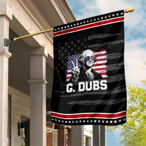 G Dubs George Washington Funny 4th Of July Patriotic Garden Flag Vintage American Flag