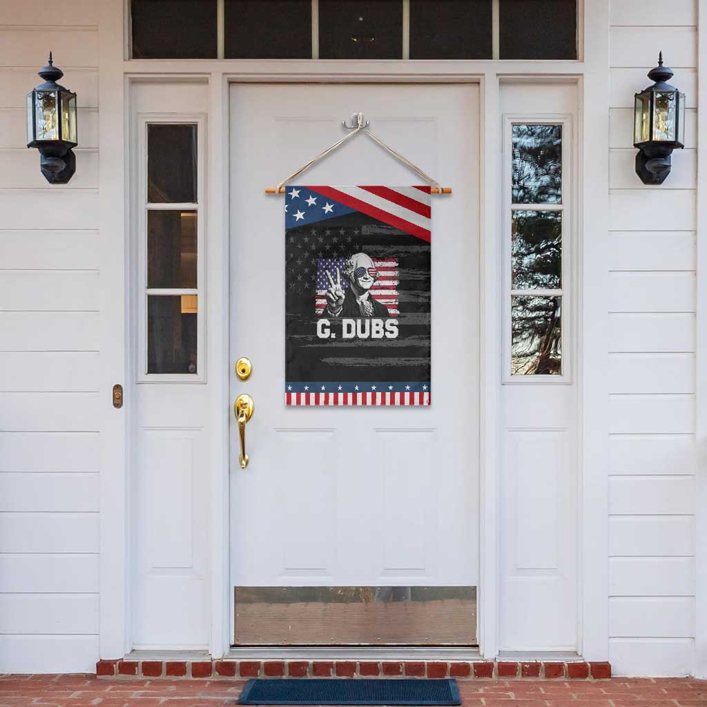 G Dubs George Washington Funny 4th Of July Patriotic Garden Flag Vintage American Flag