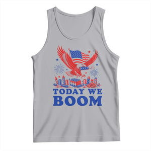 Today We Boom 4th of July Bald Eagle Fireworks Tank Top