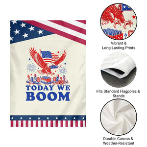 Today We Boom 4th of July Bald Eagle Fireworks Patriotic Garden Flag TS11 Print Your Wear