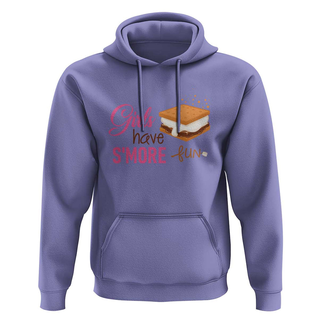 Funny Girls Have Smore Fun Hoodie Camping Food S'more TS11 Violet Print Your Wear