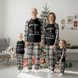 Some People Just Need A Pat On The Back Plaid Pajama Set Funny Sarcasm Quote TS11 Christmas Plaid Print Your Wear