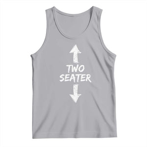 Funny Two Seater Tank Top Dirty Adult Humor Offensive Gag TS11 Athletic Heather Print Your Wear