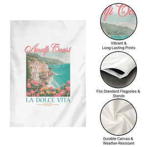 Amalfi Coast Italy Travel Trip Garden Flag La Dolce Vita Mediterranean Sea TS11 Print Your Wear