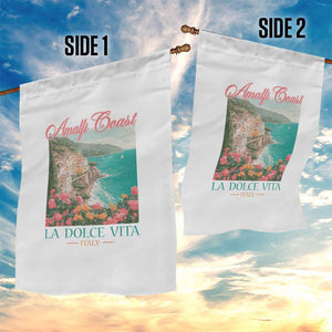 Amalfi Coast Italy Travel Trip Garden Flag La Dolce Vita Mediterranean Sea TS11 Print Your Wear