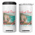 Amalfi Coast Italy Travel Trip 4 in 1 Can Cooler Tumbler La Dolce Vita Mediterranean Sea TS11 One Size: 16 oz White Print Your Wear