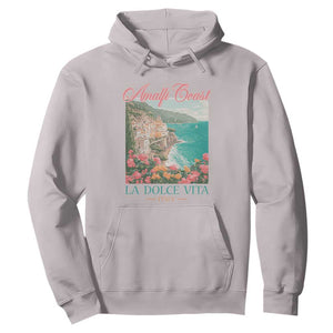 Amalfi Coast Italy Travel Trip Hoodie La Dolce Vita Mediterranean Sea TS11 Ice Gray Print Your Wear