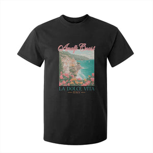 Amalfi Coast Italy Travel Trip T Shirt For Kid La Dolce Vita Mediterranean Sea TS11 Black Print Your Wear