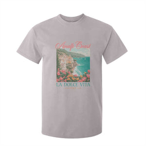 Amalfi Coast Italy Travel Trip T Shirt For Kid La Dolce Vita Mediterranean Sea TS11 Ice Gray Print Your Wear