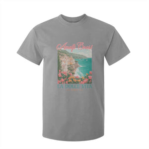 Amalfi Coast Italy Travel Trip T Shirt For Kid La Dolce Vita Mediterranean Sea TS11 Sport Gray Print Your Wear
