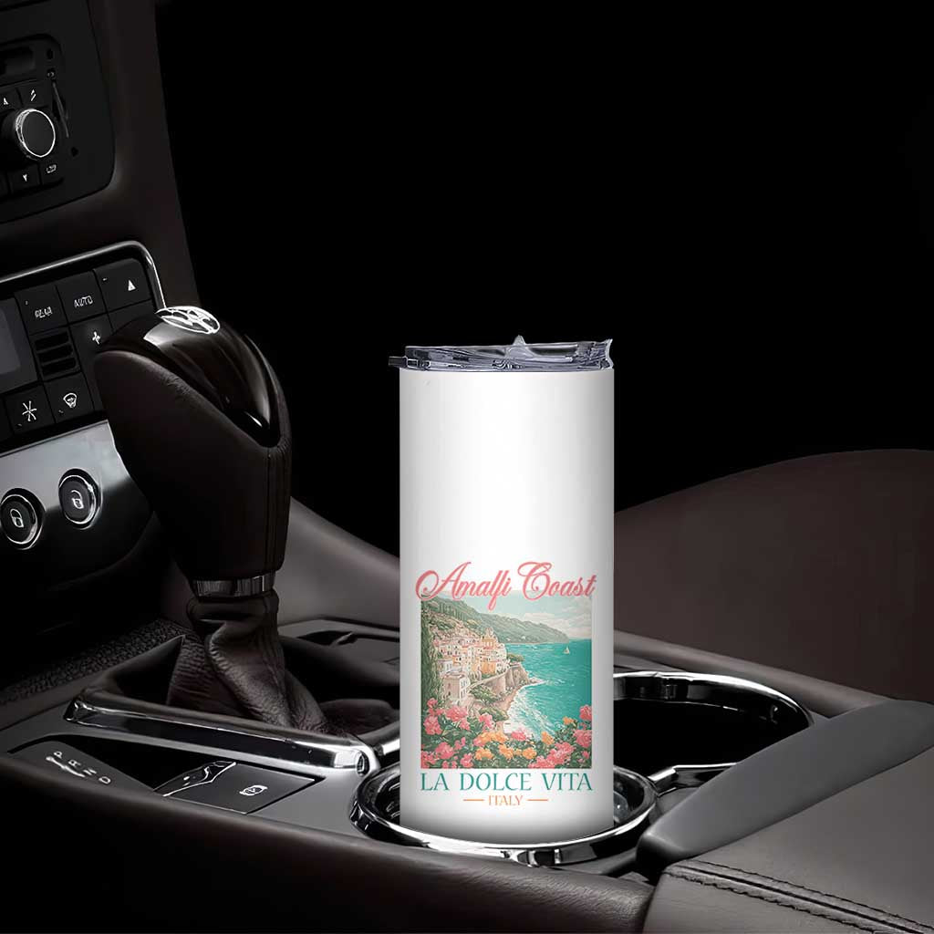 Amalfi Coast Italy Travel Trip Skinny Tumbler La Dolce Vita Mediterranean Sea TS11 Print Your Wear