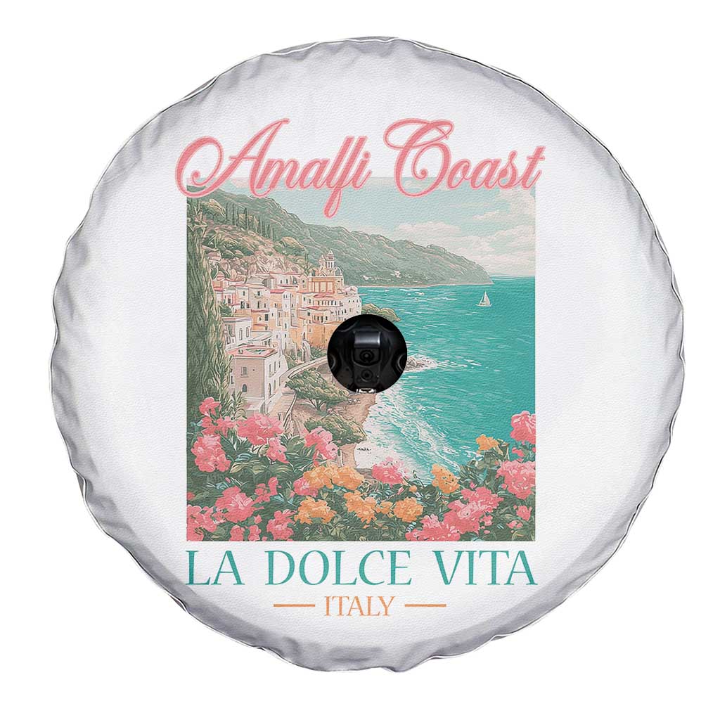 Amalfi Coast Italy Travel Trip Spare Tire Cover La Dolce Vita Mediterranean Sea TS11 Print Your Wear