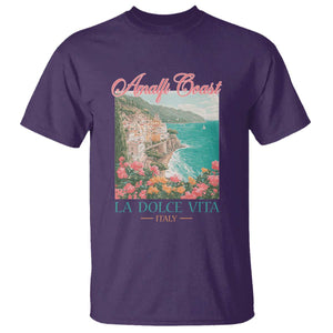 Amalfi Coast Italy Travel Trip T Shirt La Dolce Vita Mediterranean Sea TS11 Purple Print Your Wear