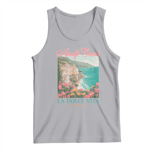 Amalfi Coast Italy Travel Trip Tank Top La Dolce Vita Mediterranean Sea TS11 Athletic Heather Print Your Wear