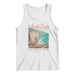 Amalfi Coast Italy Travel Trip Tank Top La Dolce Vita Mediterranean Sea TS11 White Print Your Wear