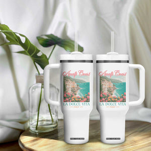 Amalfi Coast Italy Travel Trip Tumbler With Handle La Dolce Vita Mediterranean Sea TS11 Print Your Wear