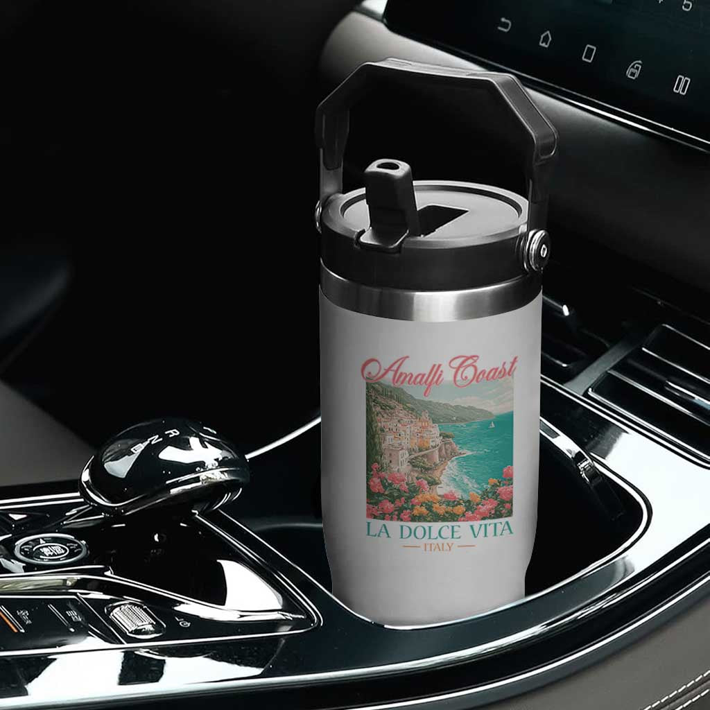 Amalfi Coast Italy Travel Trip Flip Straw Tumbler La Dolce Vita Mediterranean Sea TS11 Print Your Wear