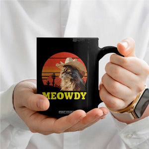 Funny Meowdy Coffee Mug Country Music Western Cowboy Cat TS11 Print Your Wear