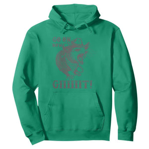 Funny Cowboy Opossum Hoodie Go On Now Git Western Country Opossum TS11 Irish Green Print Your Wear