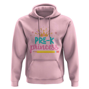 Back To School Hoodie Pre-K Princess Lovely Yellow Crown Pencil Cute Star TS11 Light Pink Print Your Wear