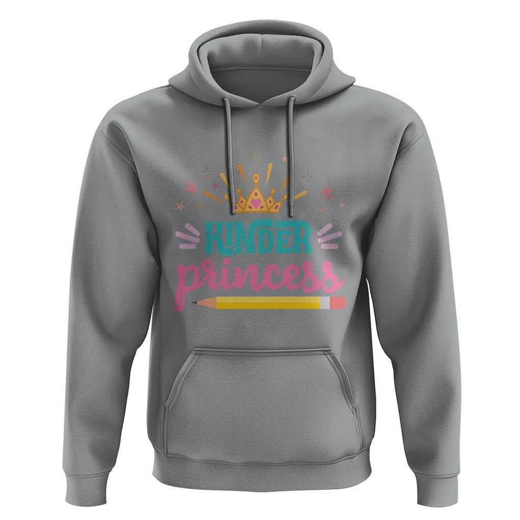 Back To School Hoodie Kinder Princess Lovely Yellow Crown Pencil Cute Star TS11 Sport Gray Print Your Wear