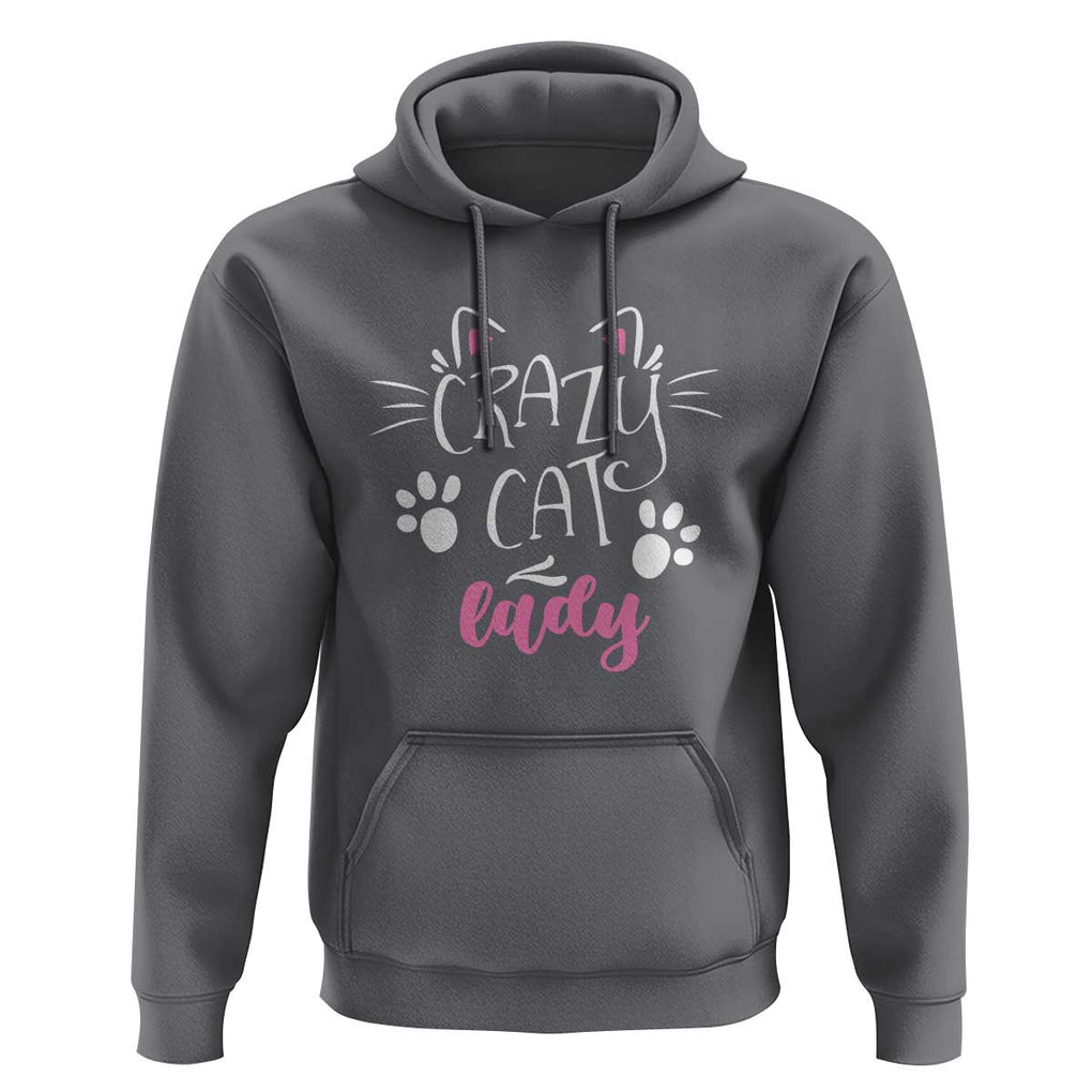 Funny Crazy Cat Lady Hoodie President Kamala Cat Paw Ears TS11 Charcoal Print Your Wear