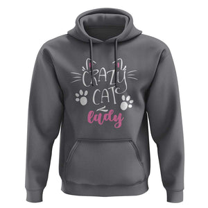 Funny Crazy Cat Lady Hoodie President Kamala Cat Paw Ears TS11 Charcoal Print Your Wear
