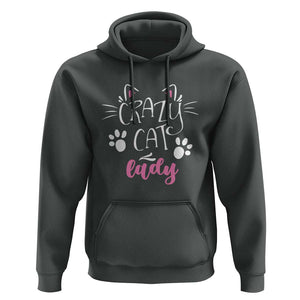 Funny Crazy Cat Lady Hoodie President Kamala Cat Paw Ears TS11 Dark Heather Print Your Wear