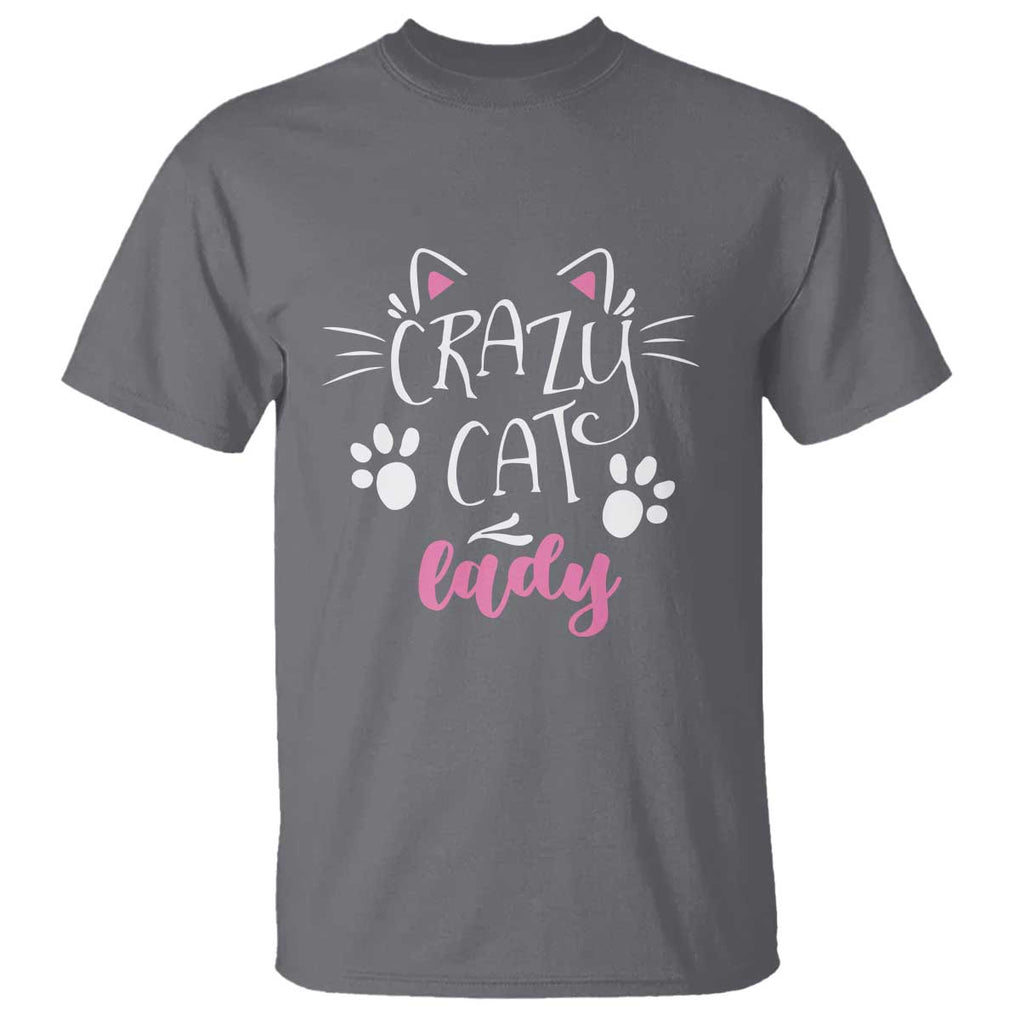 Funny Crazy Cat Lady T Shirt President Kamala Cat Paw Ears TS11 Charcoal Print Your Wear