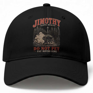 Jimothy Raccoon Seattle Wildlife Baseball Cap Do Not Pet The Round King Funny Viral Trash Panda TS11 Print Your Wear