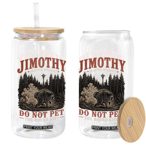 Jimothy Raccoon Seattle Wildlife Glass Can Do Not Pet The Round King Funny Viral Trash Panda